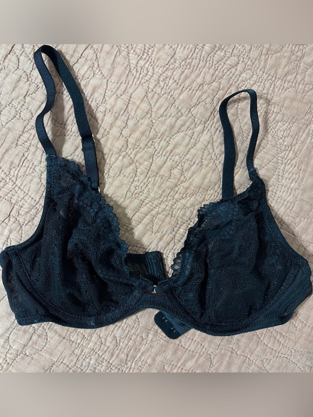 Black Lace Underwire Bra - Women Intimates